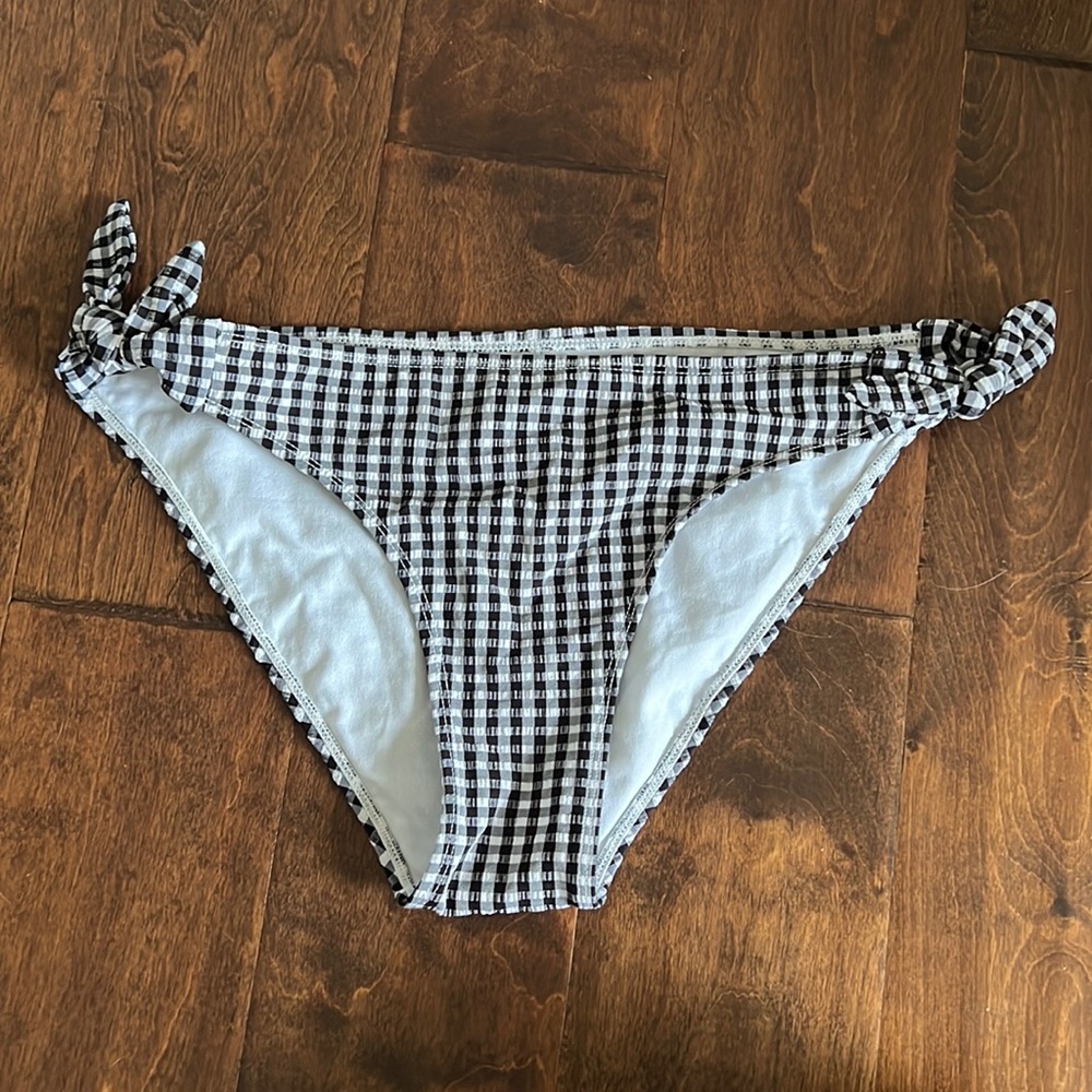 Gingham Swim Bottoms
